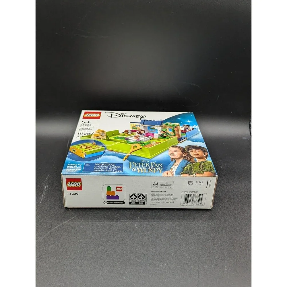 LEGO Disney 43220 Peter Pan & Wendy Storybook Adventure Set 111 Pcs Retired
